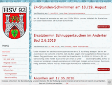 Tablet Screenshot of hsv1892.de